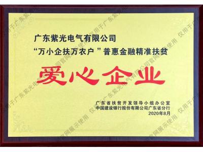萬小企扶萬農(nóng)戶”普金融精準扶貧愛心企業(yè)