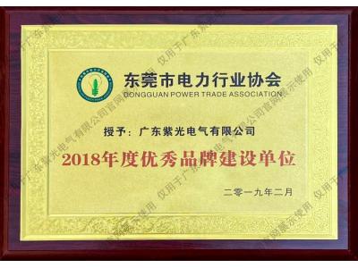 東莞市電力行業(yè)協(xié)會優(yōu)秀品牌建設單位